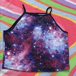 Galaxy Rue 21 Crop Top